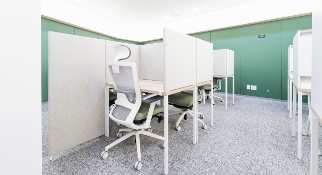 독서실 파티션 컴퓨터 책상